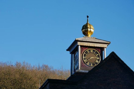 Clock tower (with crow)