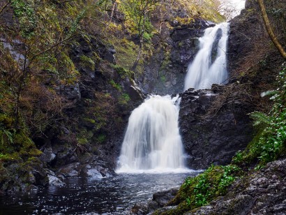 Waterfalls on the river Rha